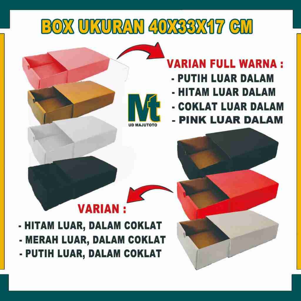 

Box 40x33x17 Cm / Slide Box / Karton Polos