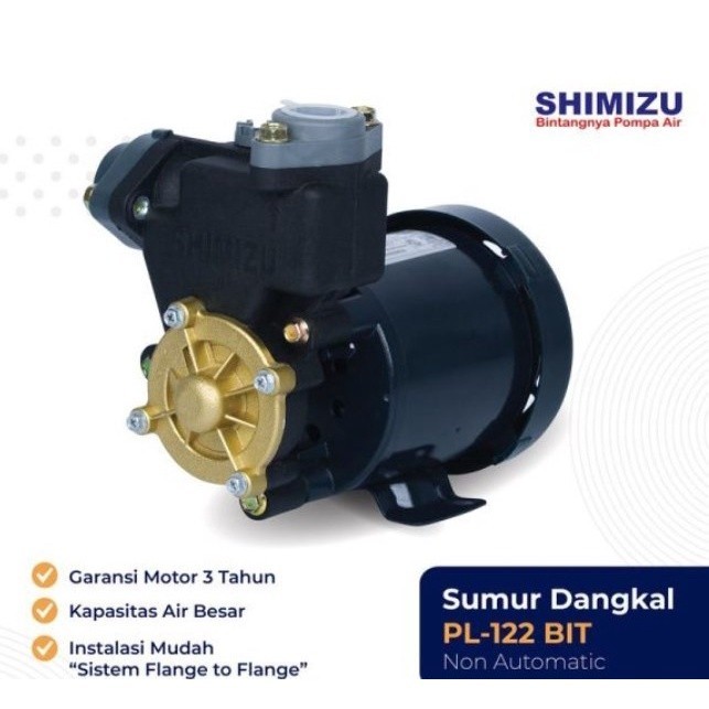 SHIMIZU POMPA AIR PL-122 BIT  (POMPA SUMUR DANGKAL SHIMIZU)