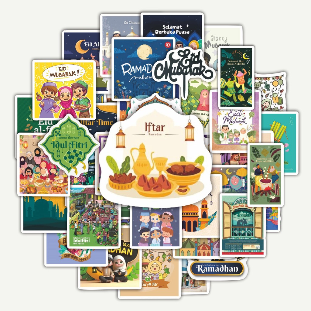 

Sticker Pack Stiker Tema Idul Fitri V2 | Sticker TUMBLR | Stiker LAPTOP KOPER HELM