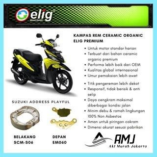 Elig Kampas Rem Depan Belakang Suzuki Address Playful SCMS06 - EM060