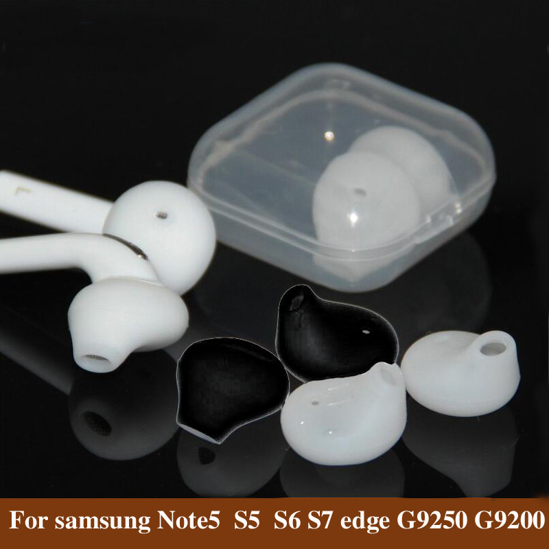 10pcs/lot Silicone Earphone Case Earpads Ear Caps For Samsung S6 S7 edge G9250 G92000 Gel Ear In-Ear