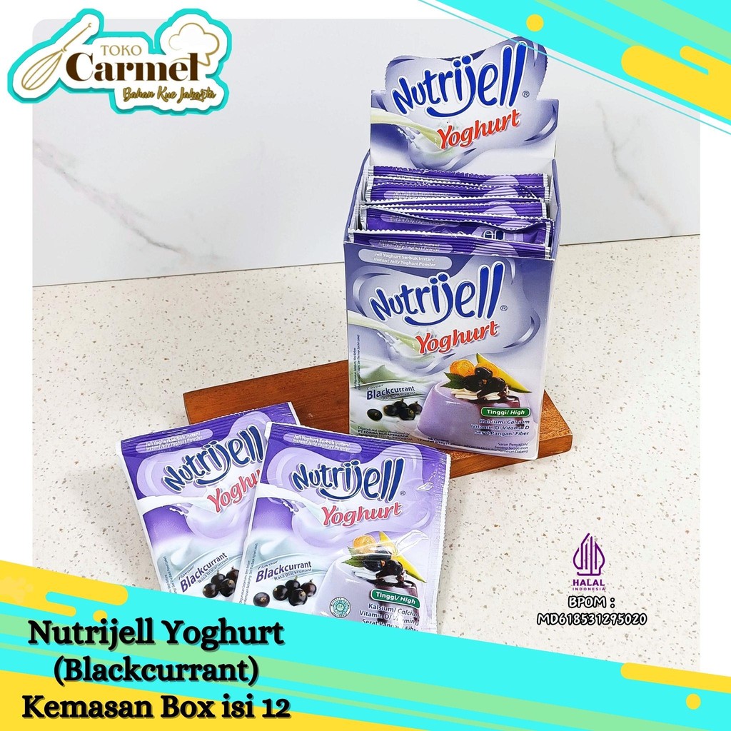 

Nutrijel Jelly Yoghurt 1 Box - Isi 12 Sachet (35gr/pcs)
