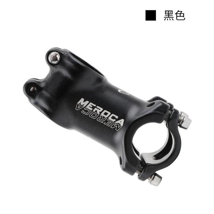 Meroca Stem Sepeda 25.4mm Panjang 60mm Handlebar Stem Sepeda Pushbike - Hitam