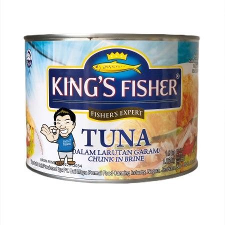

PROMO! King's Fisher Tuna In Canned- Daging Tuna Kaleng 1800 g - Tuna in brine