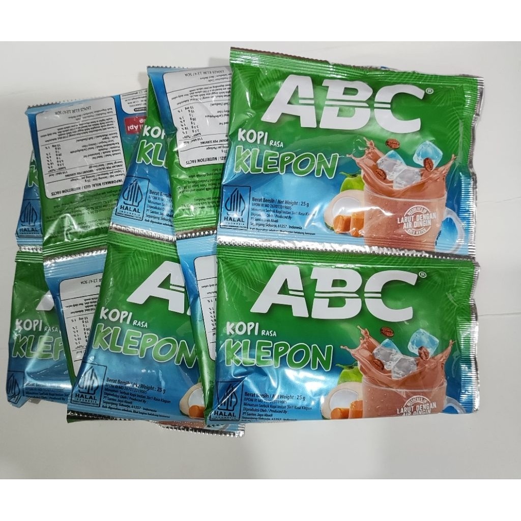 

Abc kopi rasa Klepon (renceng)