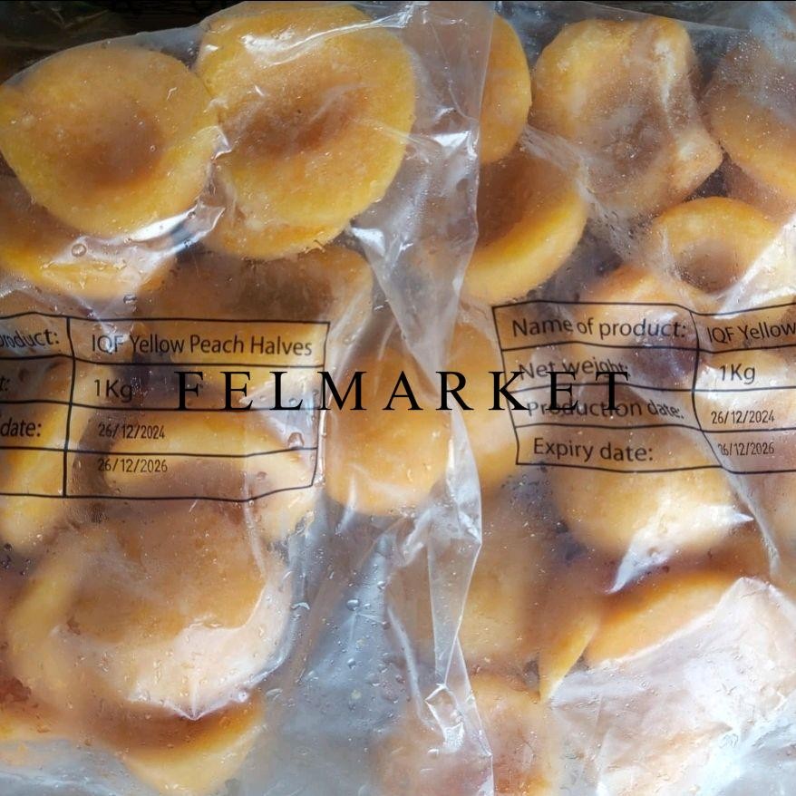 Buah Peach Yellow Frozen / Buah Peach Kuning Beku / 1 Kg
