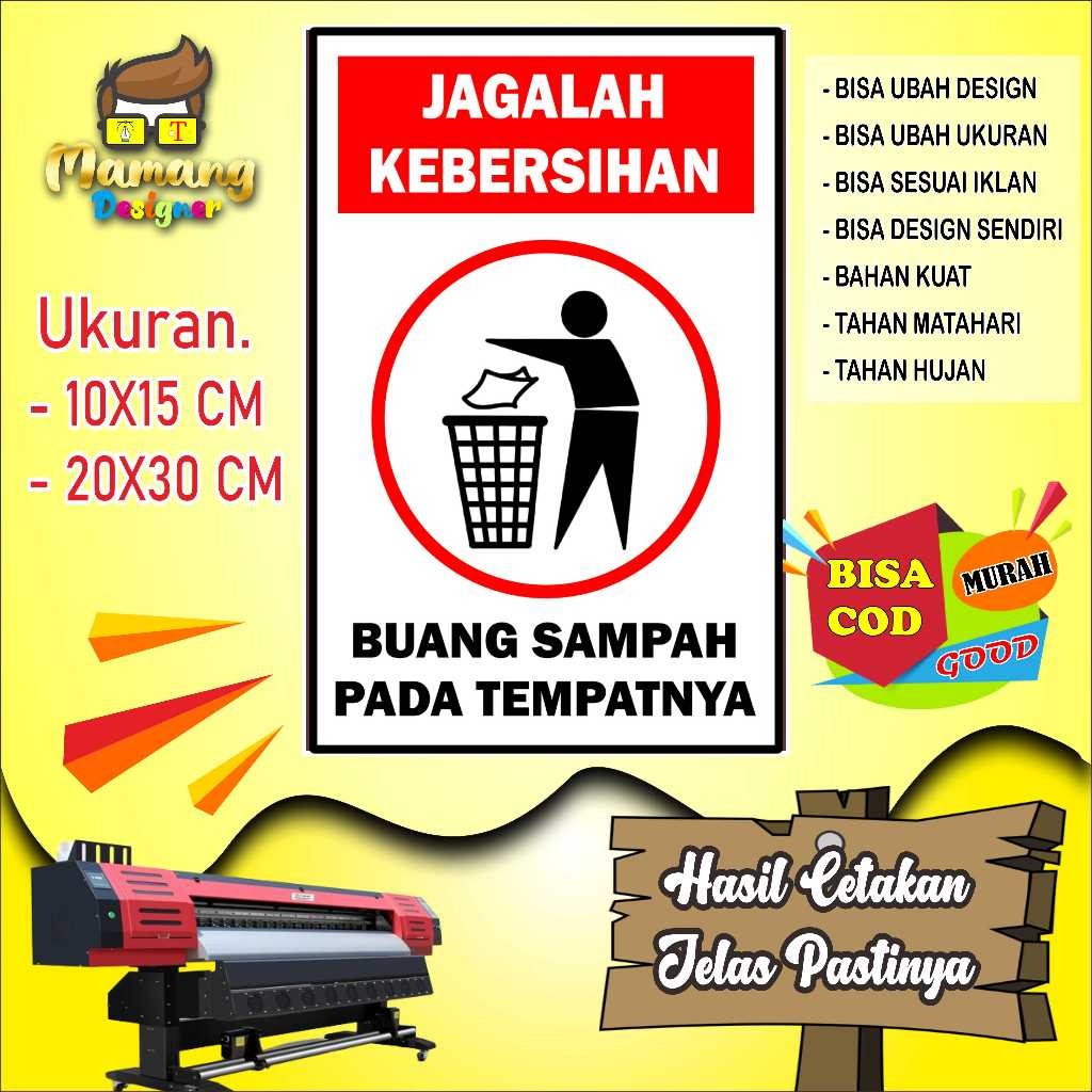 

Backdrop Cetak Sticker Buah Sampah Pada Tempatnya Merah