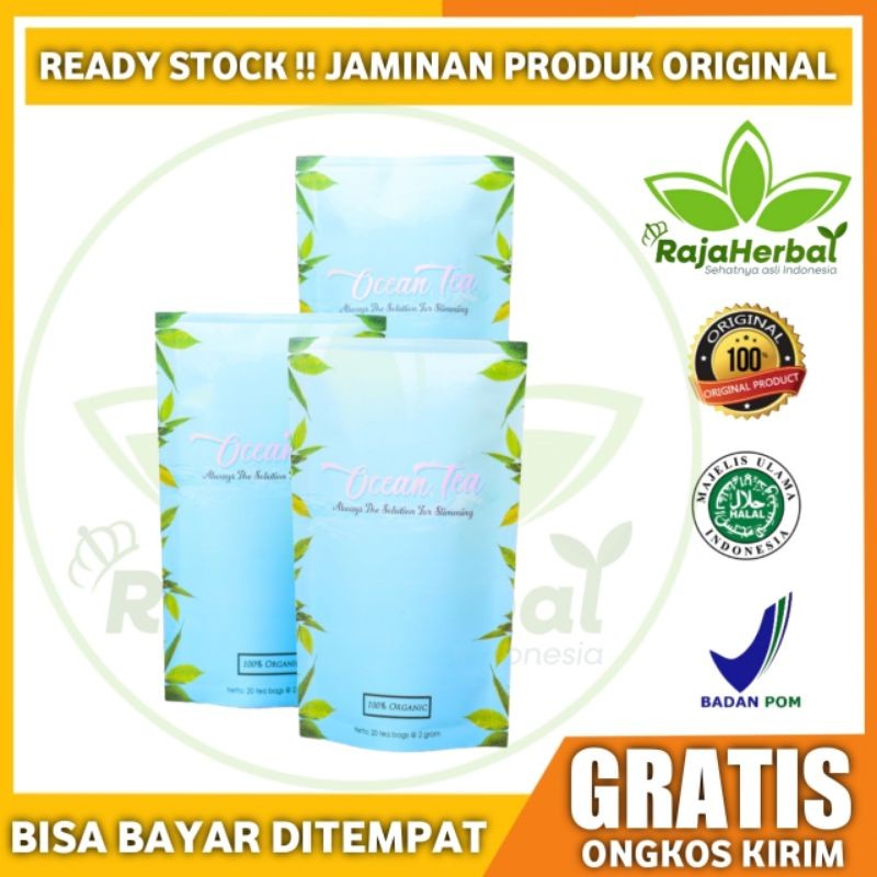 

100% ASLI Ocean Slimming Tea Teh Diet Detox Slimming Tea Teatox Pelangsing