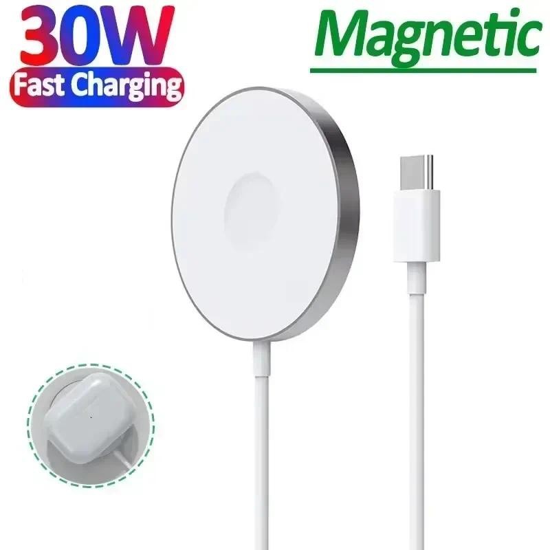 Fast Charger Original Magnetic Wireless Charging Device For iPhone 16 15 14 13 12 Pro Max Mini USB C