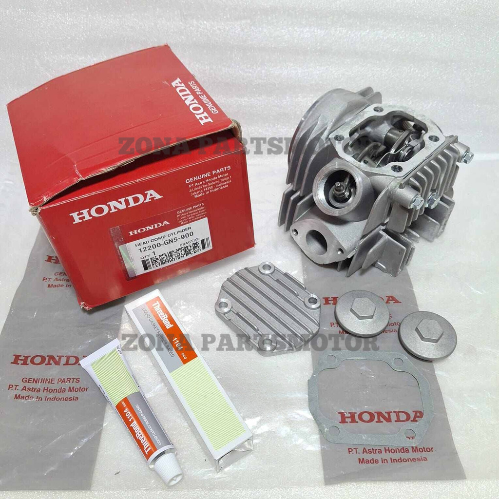 CYLINDER HEAD Blok head GN5 Cylinder Head+LEM Honda Grand, Supra X, Supra 100, Win