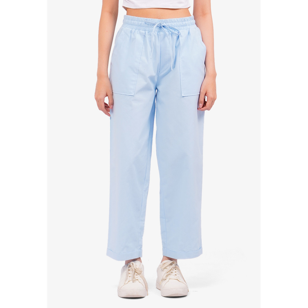 ANARASYCOLORBOX Regular Fit Jogger Pants Lt. Blue