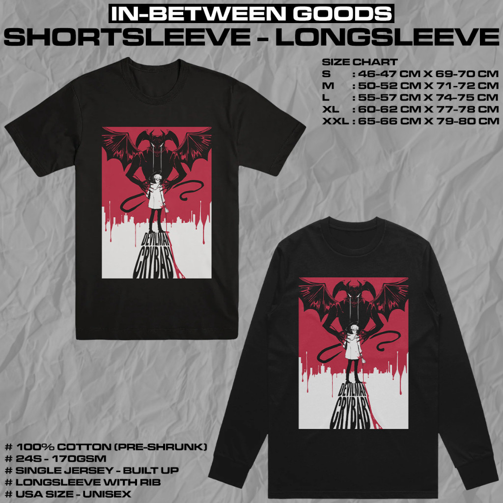DEVILMAN CRYBABY - POSTER | T-SHIRT | LONGSLEEVE | ANIME MERCH