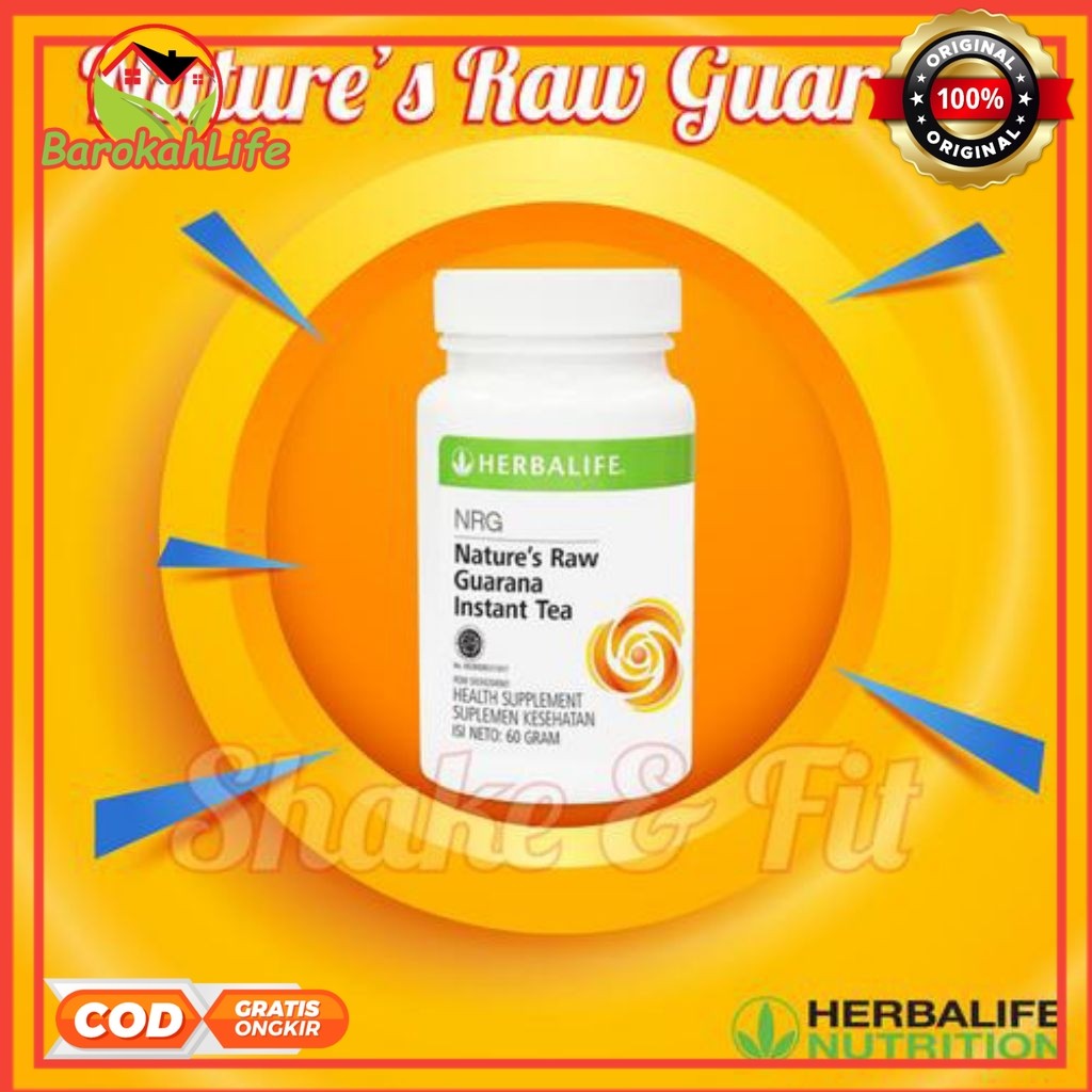 

Tea N.R.G Herbalife Teh Herbal NRG Tea Herbalife Original Barcode Cut Natures Raw Guarana Teh Penambah Stamina Energi