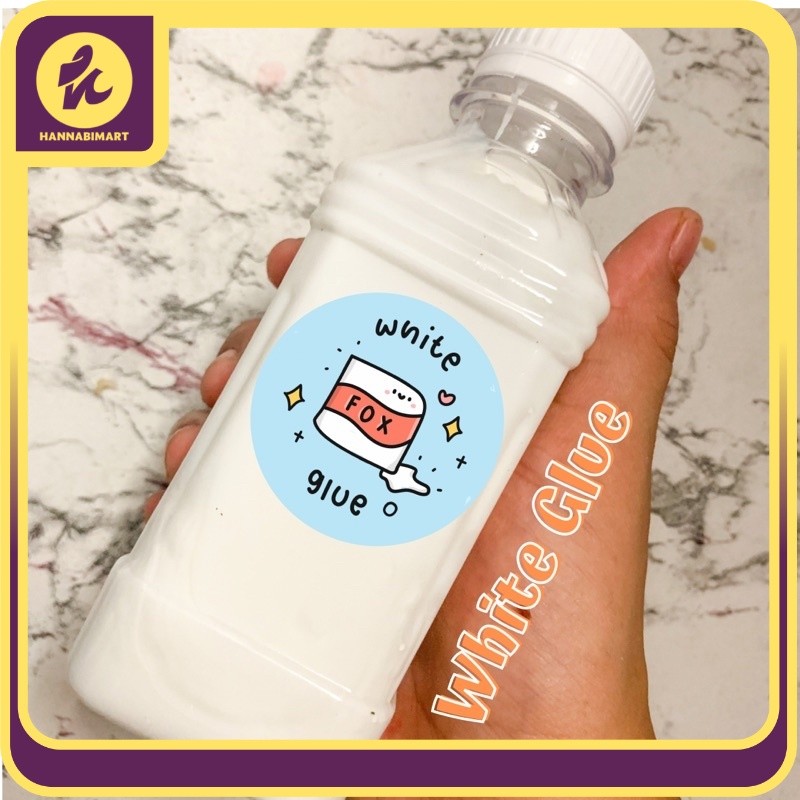 

BIGSALE!! WHITE GLUE 250 ML || LEM UNTUK MEMBUAT SLIME
