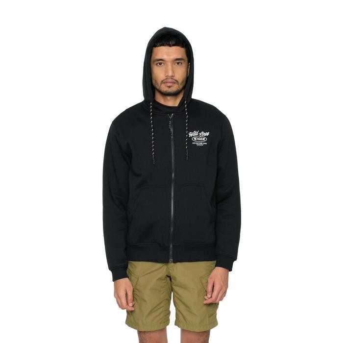 ORIGINAL EIGER TIGERHOOD HOODIE ZIP SWEATER - Black, L