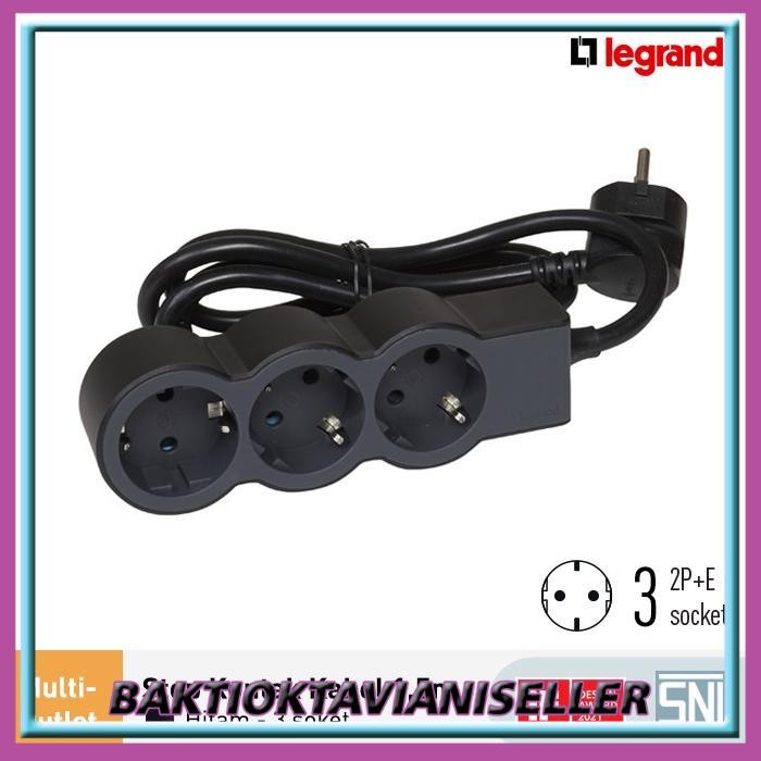 Legrand Revolution Multi Outlet 3 Socket 1,5m - LG-694550ID