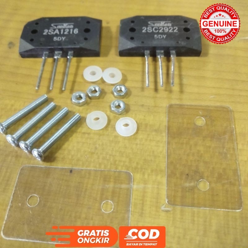 TR FINAL SANKEN 5DY 2SA1216 2SC2922 + MIKA SATU SET