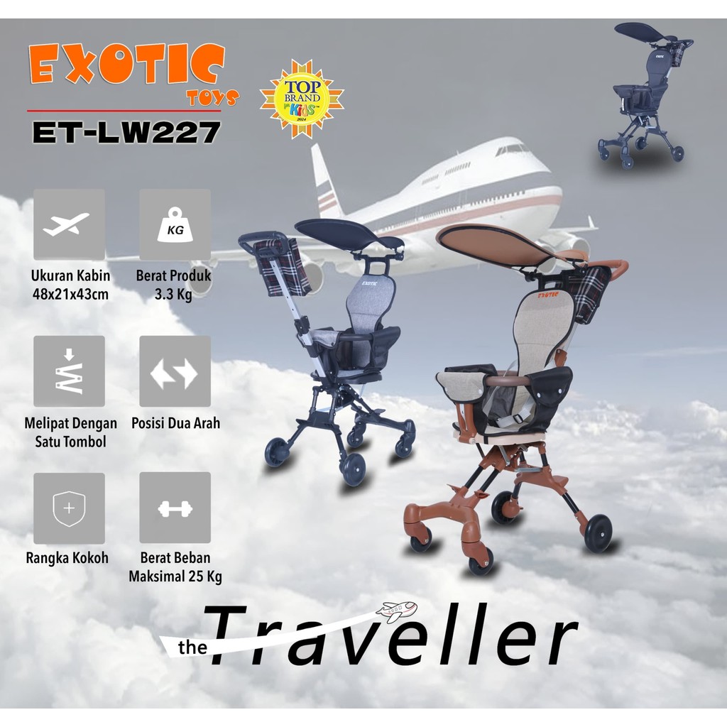 (FREE PACKING) Magic Stroller Exotic ET LW 132 lw132 / LW 007 / LW 008 / LW 001 / LW 101 / LW 011 / 