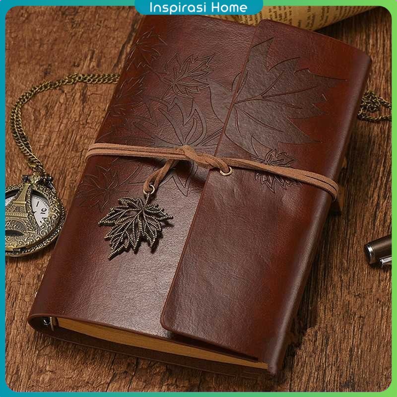 

Toddi AIMEE Buku Catatan Binder Notebook Cover Kulit Vintage Maple - AM-16