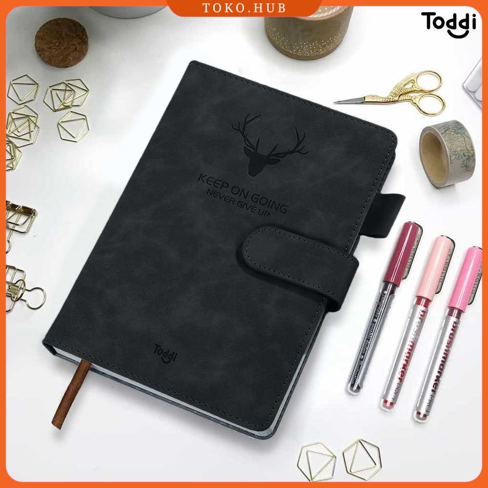 

Toddi Buku Jurnal Hardcover Notebook Diary 68GSM 360 Halaman Grid - TL5