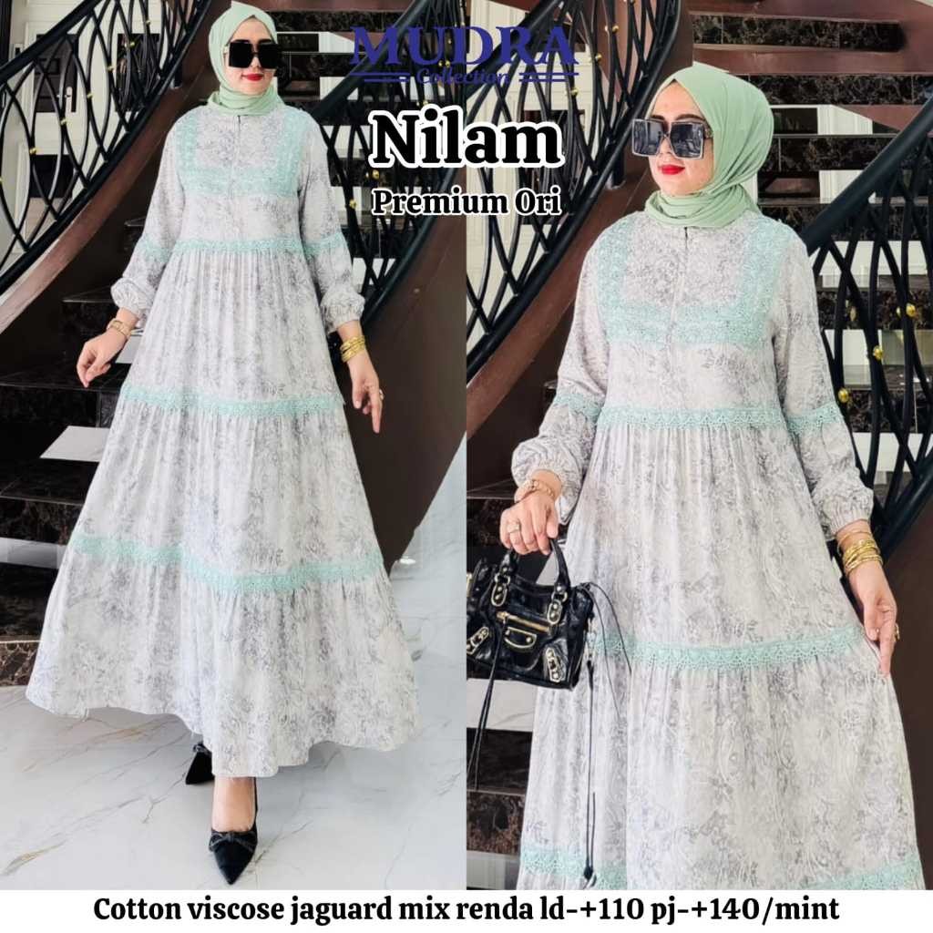 Fashion Wanita HQ NILAM DRESS  From MuDRa