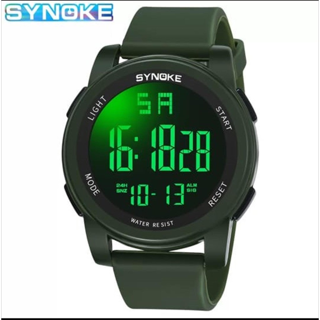 Jam Digital Cowok SYNOKE 9830 Sporty & Elegan