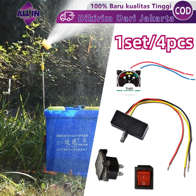 Sparepart Sprayer Elektrik 4pcs/Set Nderdil Sprayer Elektrik Universal Aksesoris Sprayer Elektrik