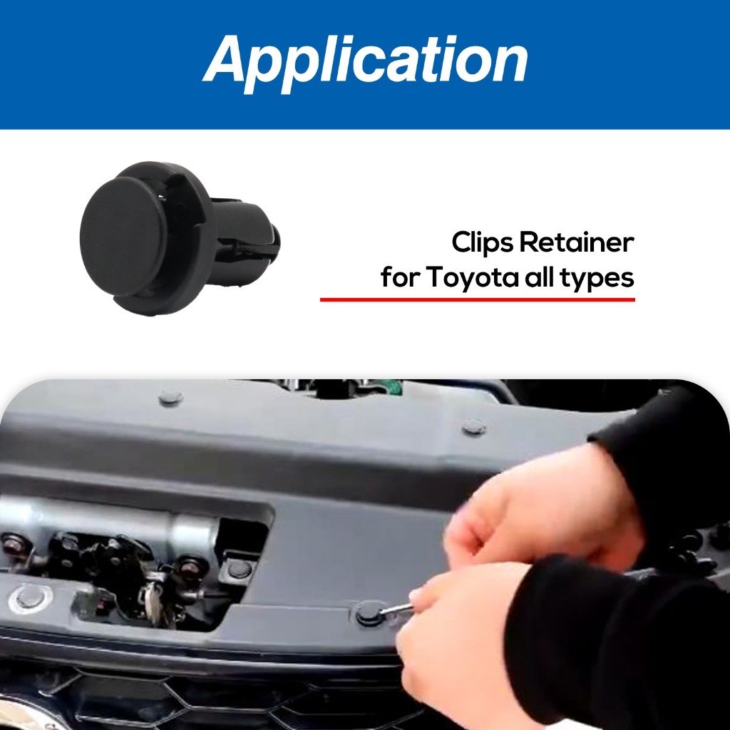 Kancing Klip Bemper Honda Size Panjang L Jazz City Civic Accord Freed Stream Clip Fender BS1275