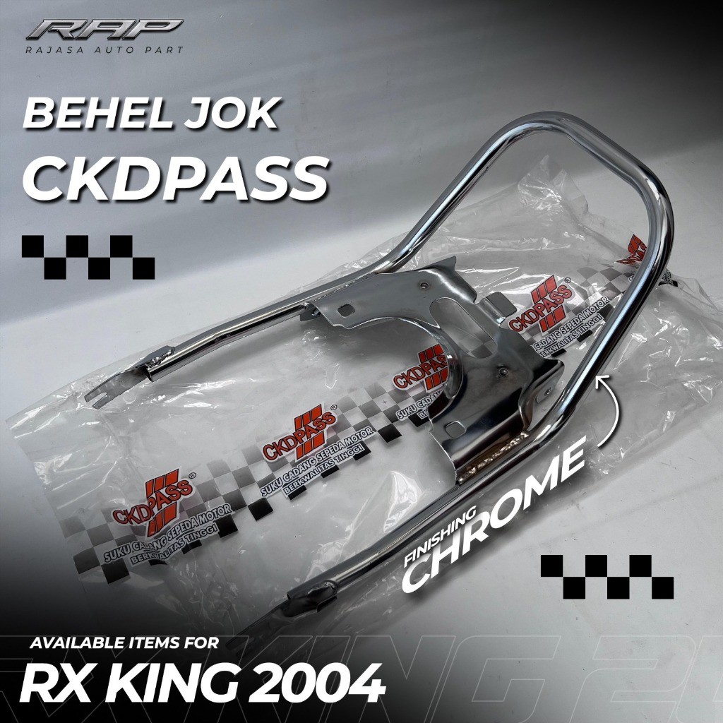 BEHEL JOK RX KING NEW 04 CROM BEGEL RX KING BEHEL JOK RX KING 2004 CHROME
