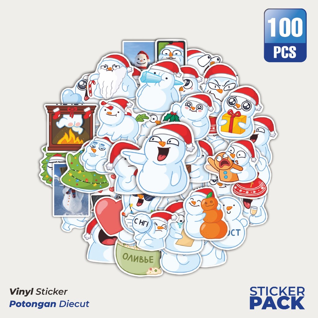 

MURAH 100 PCS Stiker Goshan Waterproof Aesthetic- Untuk Laptop, Motor, dan Helm - Paper Stationery Pack