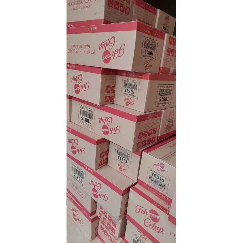 

FLAVORYA Teh sosro celup 15 kantong 1 dus isi 100 box
