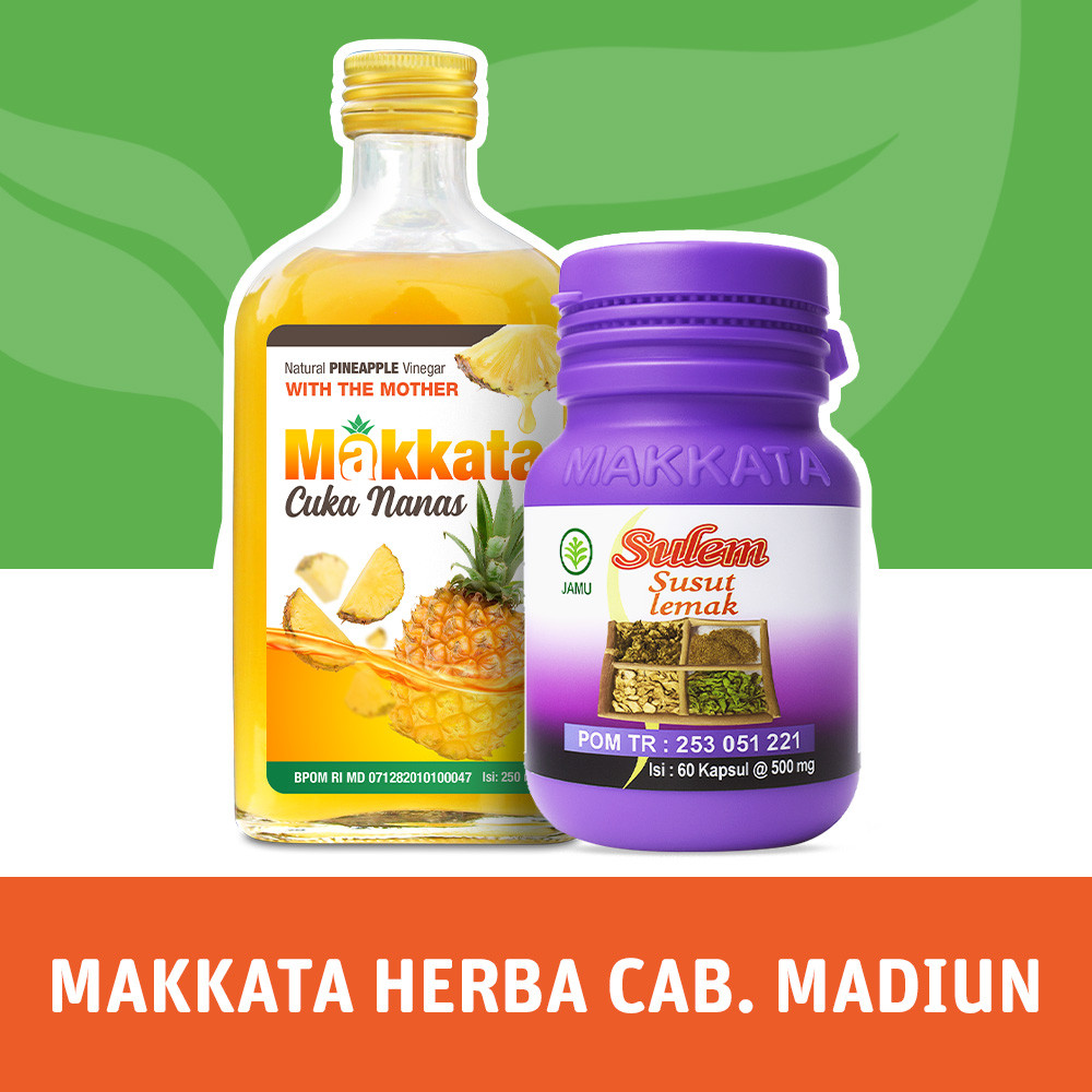 

Paket Program Diet Cuka Nanas Makkata & Sulem Susut Lemak Menurunkan Berat Badan Diet Detoks Ampuh