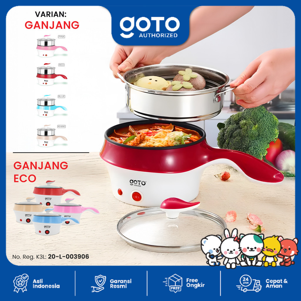 Goto Ganjang Panci Listrik Elektrik Fry Pan Serbaguna Portable