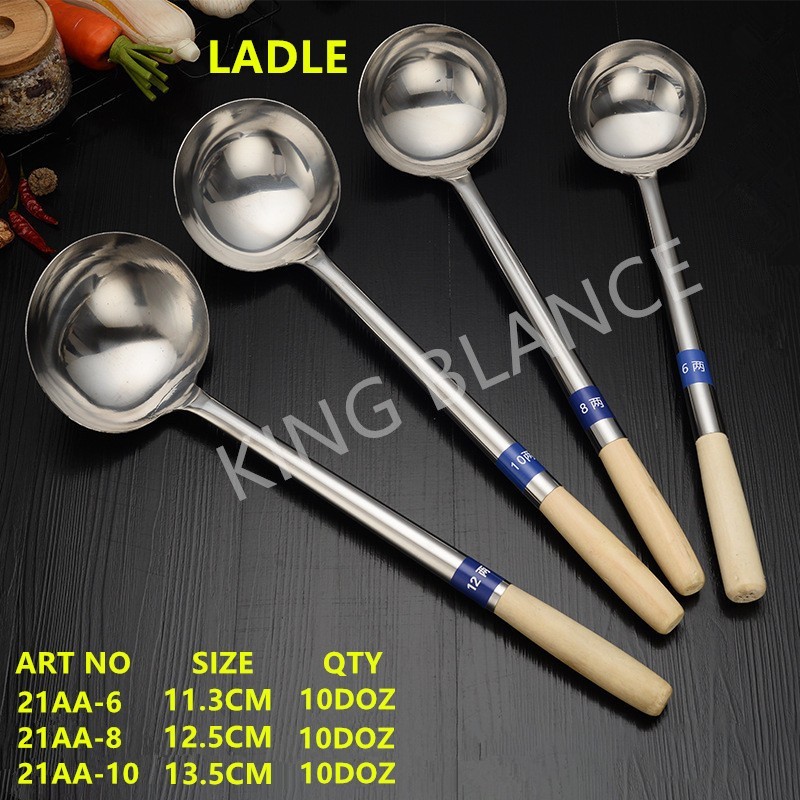 Centong Kuah Gagang Panjang Irus Centong Jumbo Bakso Soto Iga Kuat Tebal Sendok Sop Besar - 21AA