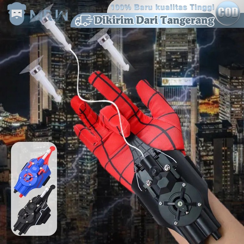 Mainan Web Shooter Spiderman Senjata Spiderman Cosplay Sarung Tangan Spiderman Mainan Jaring Spiderm