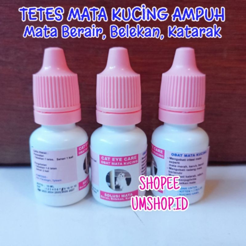 Obat Tetes Mata Kucing Ampuh Infeksi Mata Berair Belek Katarak Rabun
