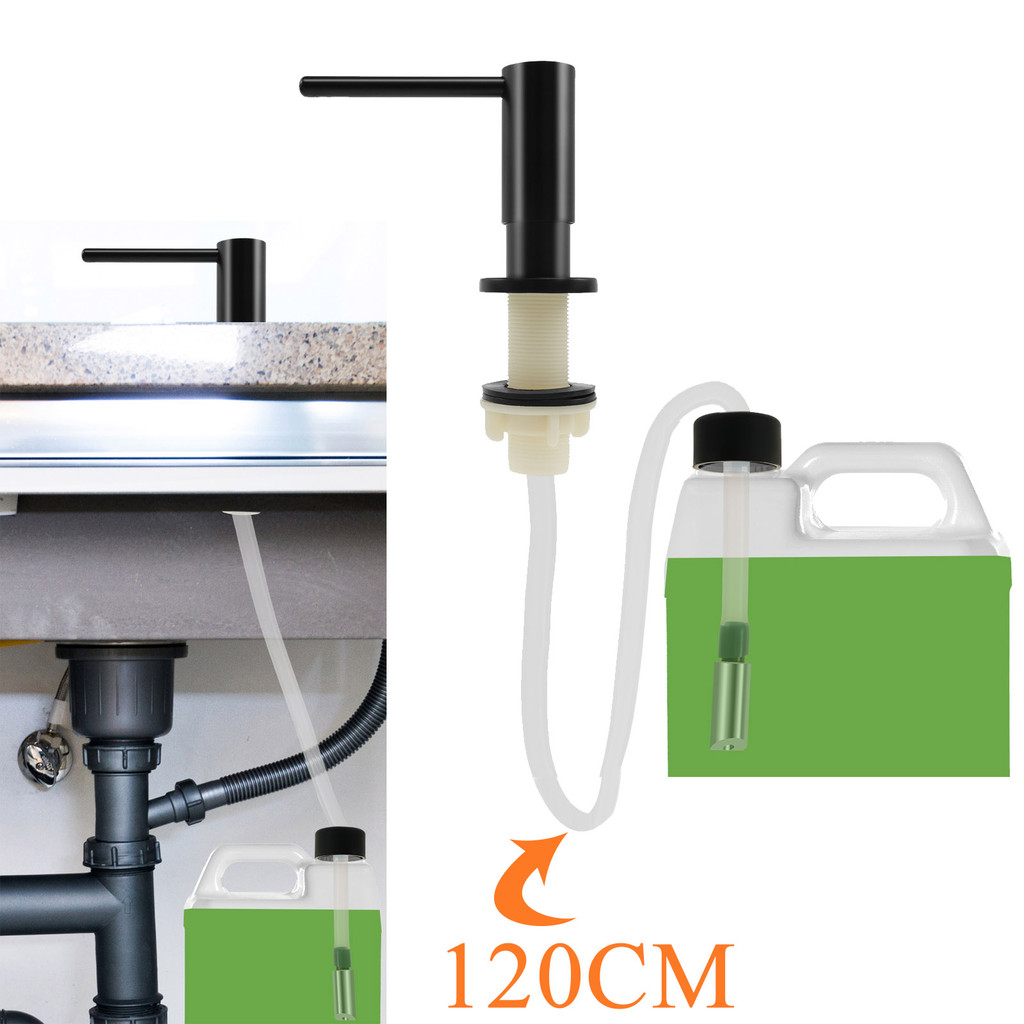 Soap Dispenser With Extension Tube Kitchen Sink Dish Soap Dispenser Water Pump 120cm Extension Tube 
