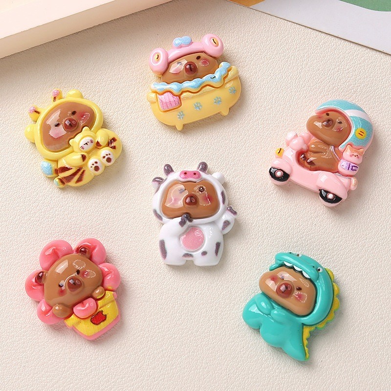 Pin Charm Aksesoris Hiasan Sandal Baim Pin Kancing Sendal Kodok Bahan Pvc