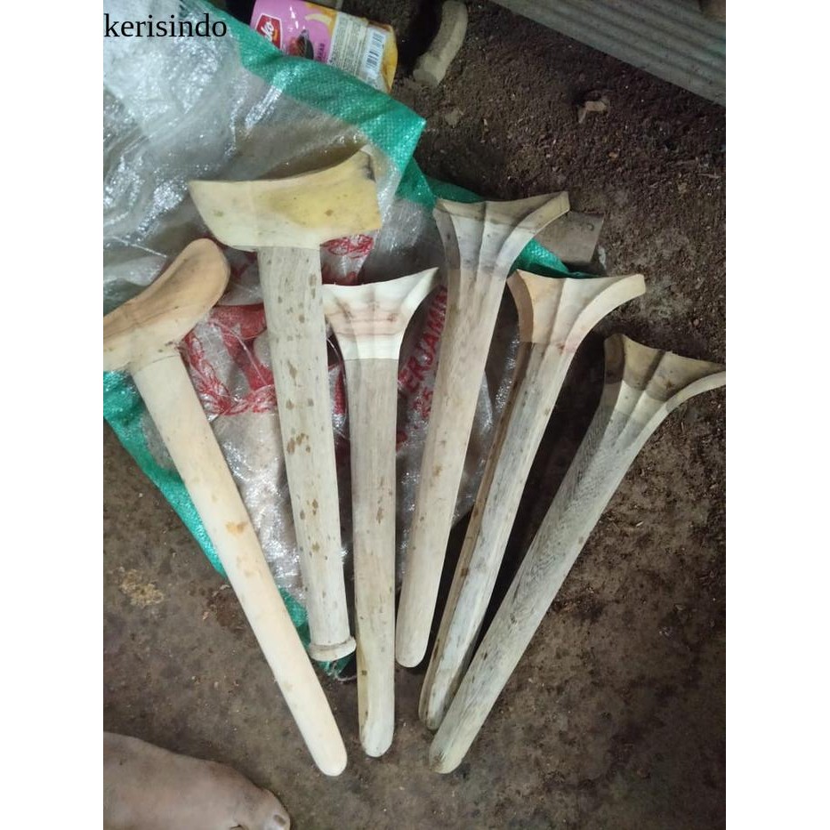 warangka walikat dan gayam mentah termurahdari kayu jati majapahit mataram kartosuro kartasura Surak