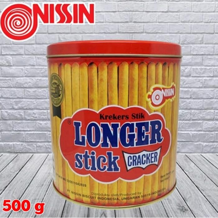 PROMO  Biskuit Nissin longer stick cracker kemasan kaleng 500g