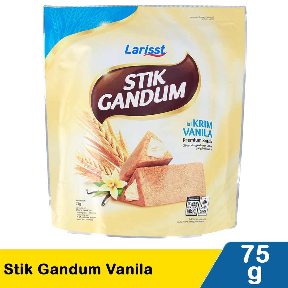 LARISST STIK GANDUM VANILA 75g