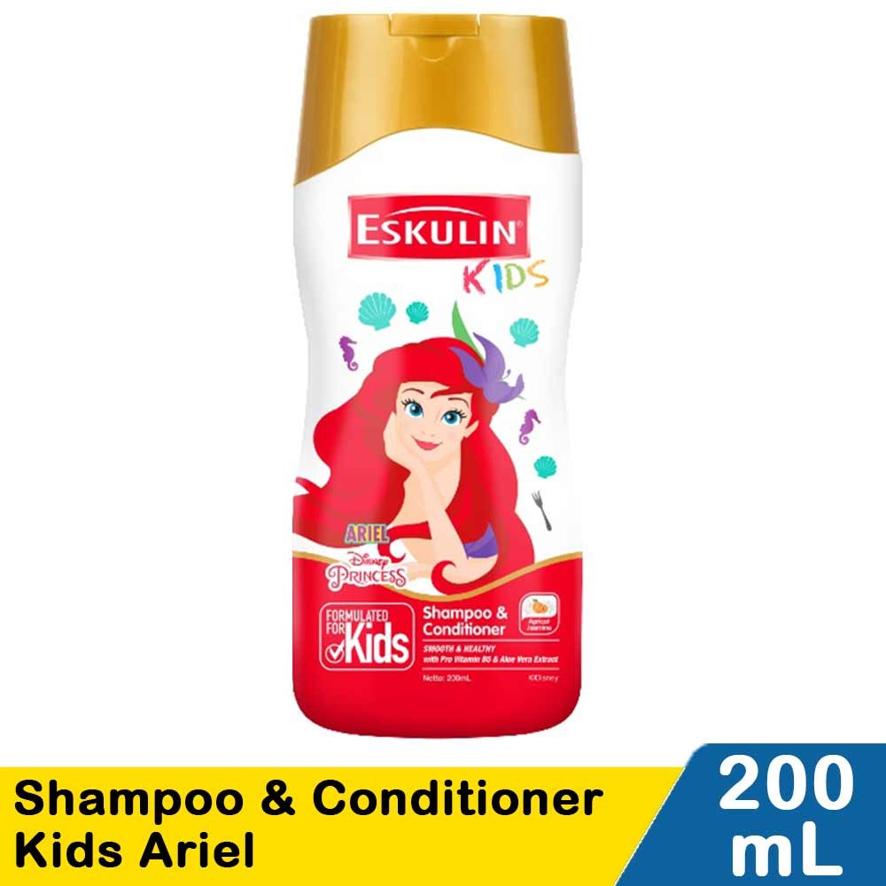 ESKULIN KIDS SHAMPOO & CONDITIONER (MERAH) ARIEL 200mL