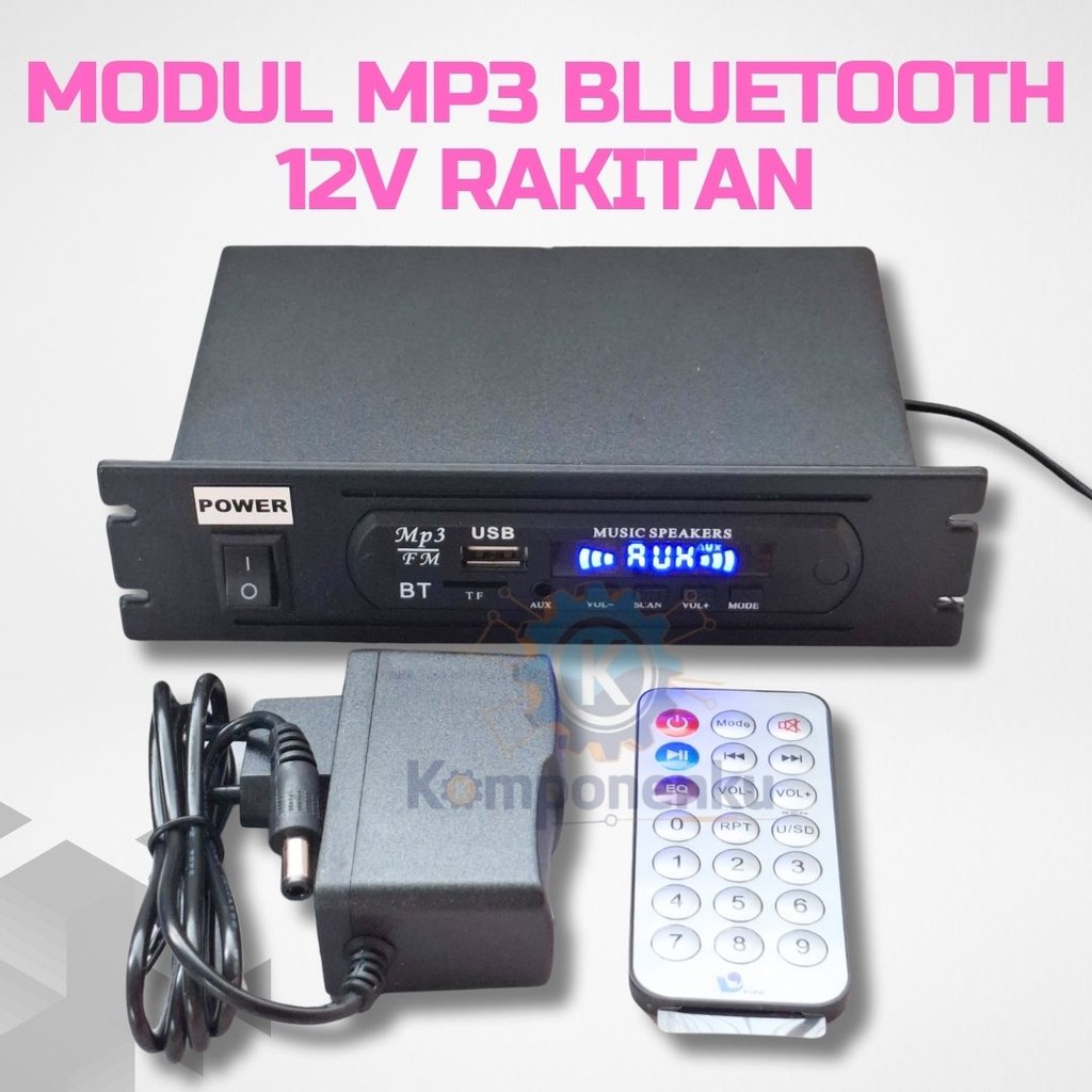 Modul MP3 Bluetooth 12V Rakitan – Cocok untuk Speaker Rumahan