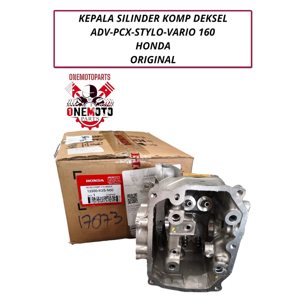 KEPALA SILINDER KOMP DEKSEL ADV PCX STYLO VARIO 160 HONDA 12200-K2S-N00 ORIGINAL