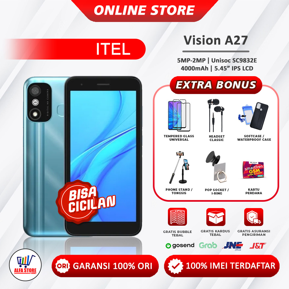 Itel vision a27 -  itel vision a26 ram 2+32gb garansi resmi by infinix