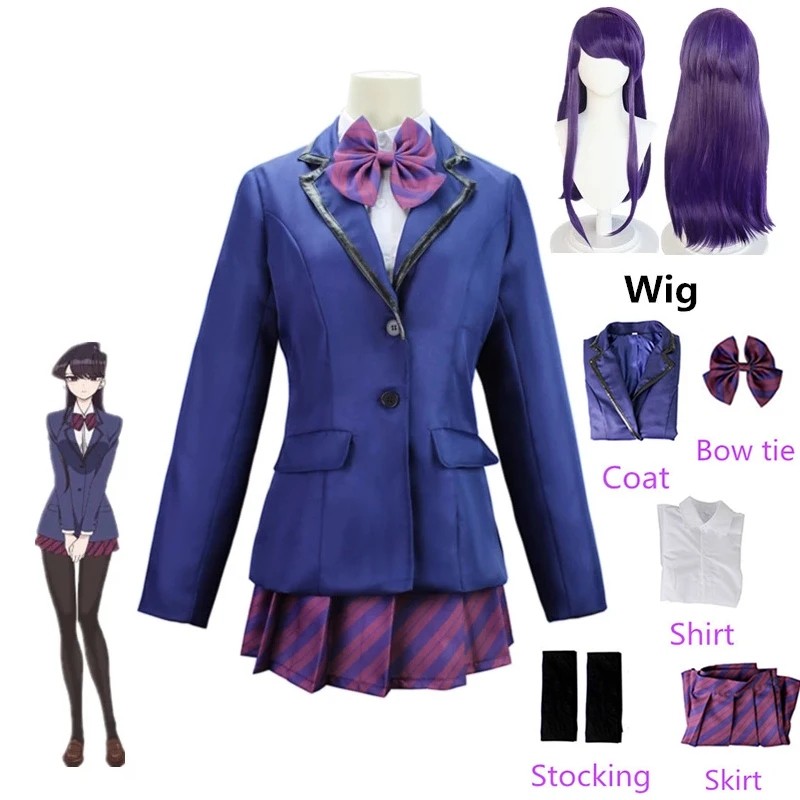 Shouko Komi Skirt Set Anime Komi Can't Communicate Komi san wa Comyushou desu Cosplay Costume High S