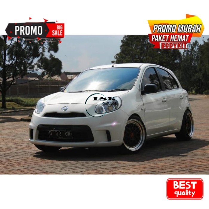 bodykit nissan march autech bemper depan wo