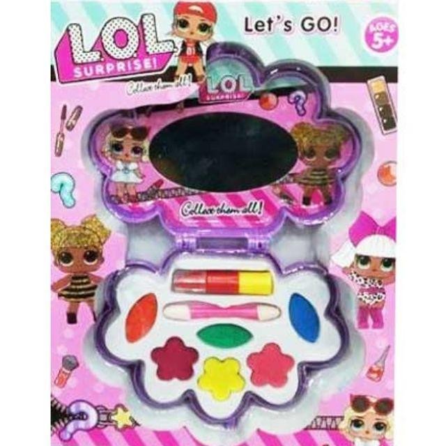 Make Up Bag Mermaid Unicorn Mainan Alat Rias Anak - lol kecil by Summerstore id