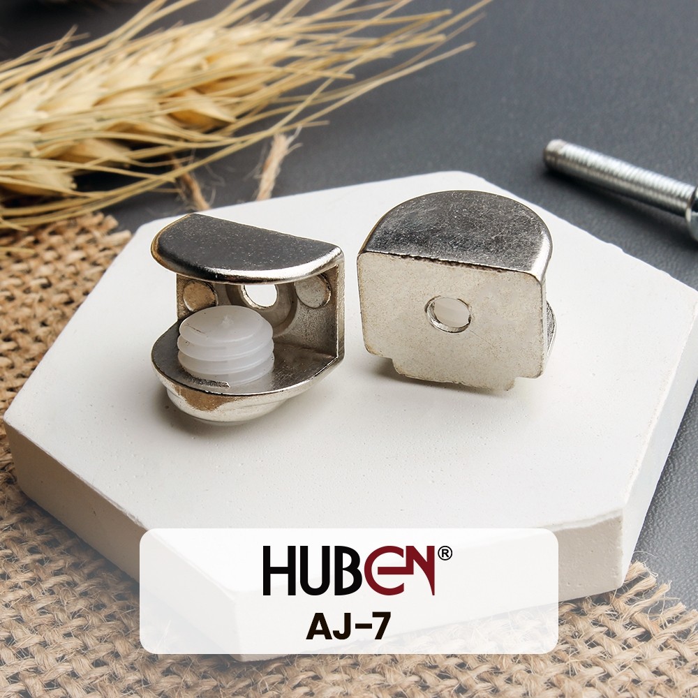 Ambalan Penjepit Kaca Skrup | Ambalan Penjepit Sekat Kaca | Ambalan Penjepit Kaca Huben AJ 7 | Penje