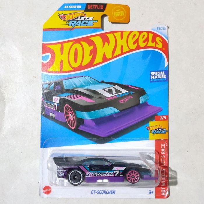 Hotwheels Hot Wheels GT Scorcher ungu hitam 2024 HW Race